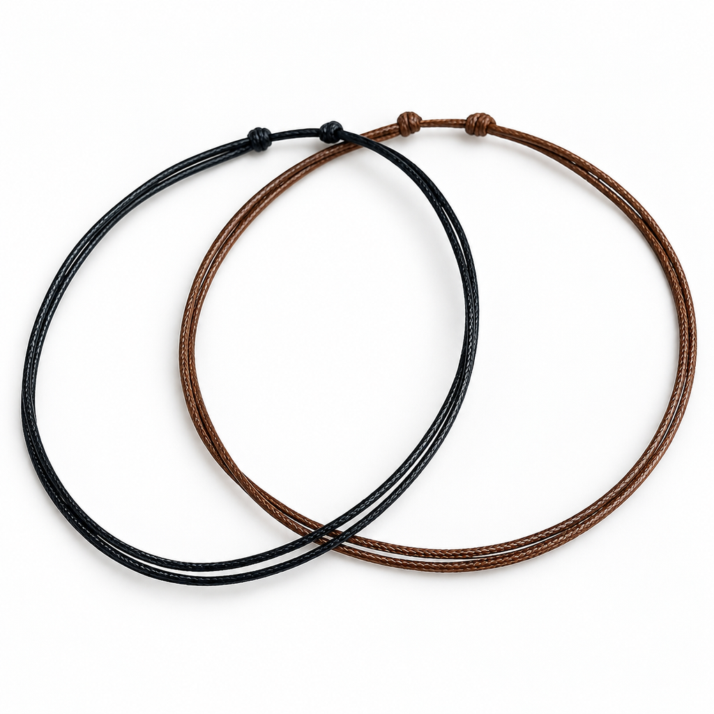 Minimalist Chokers for Couples - Custom Colors, Waterproof 1.5mm Thickness