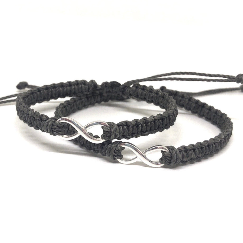 Infinite Couples Bracelets Black
