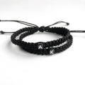 Initial_Letters_Black_Bracelets_for_Couples_White_Background