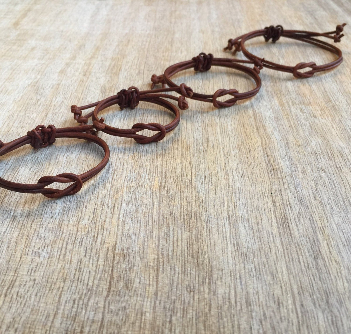 Celtic Knot Leather Family Bracelets Mom Dad Kids Matching Set ‚Äì North Venice Style