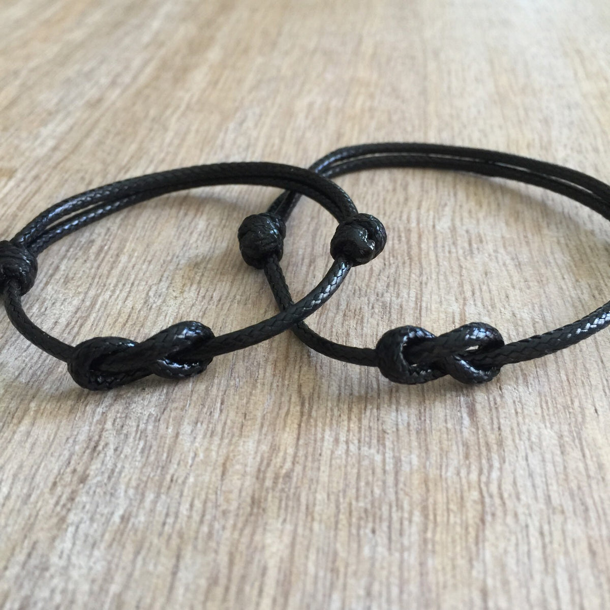 Lovers Key Black Family Bracelets