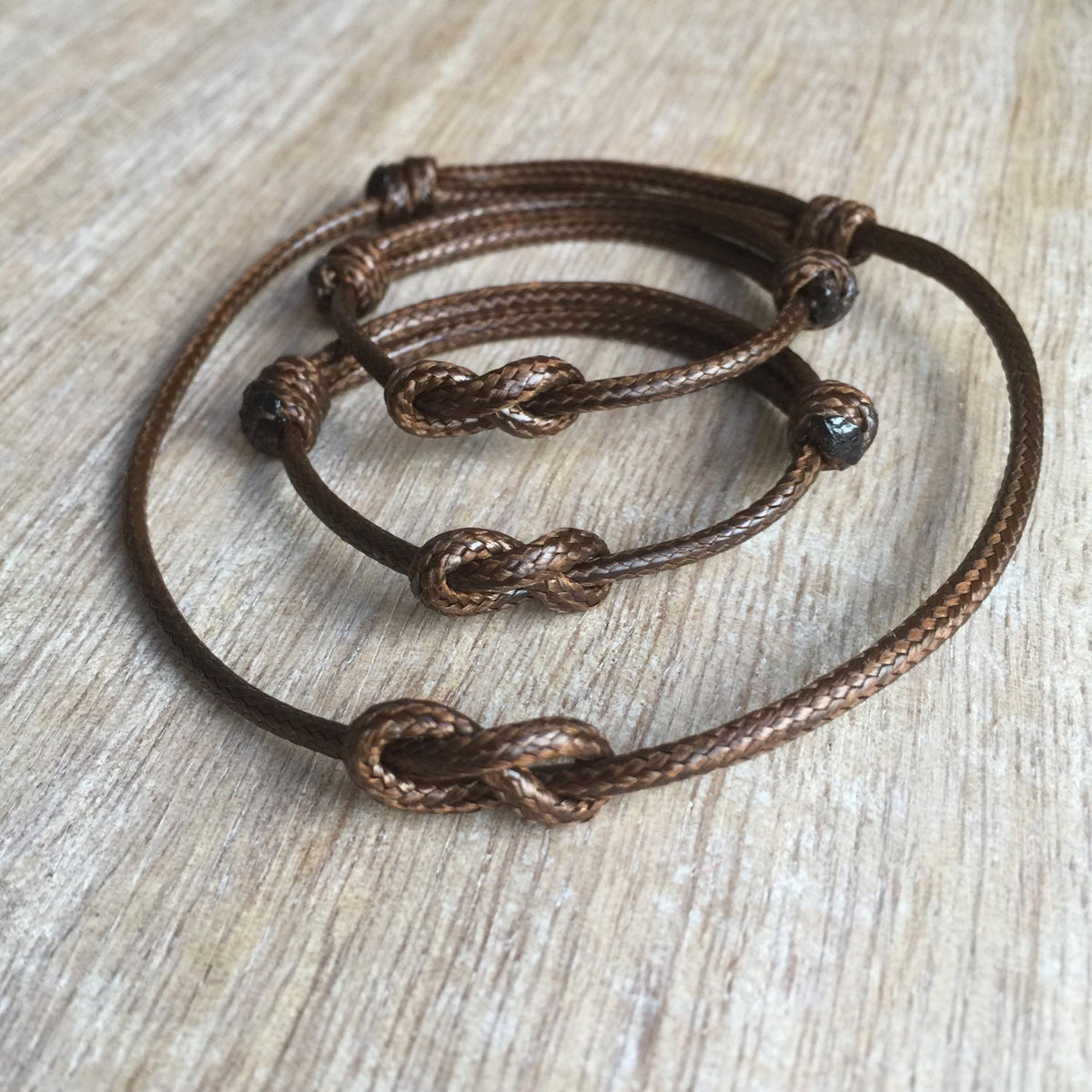 Family Matching Bracelets Brown Waterproof Mom Dad Kids ‚Äì Lovers Key Style