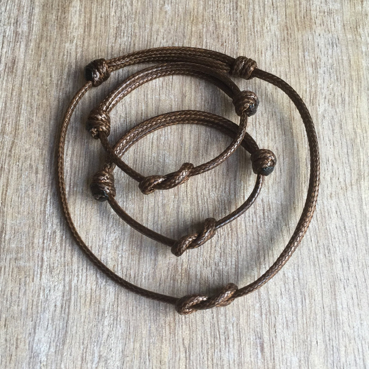 Family Matching Bracelets Brown Waterproof Mom Dad Kids ‚Äì Lovers Key Style