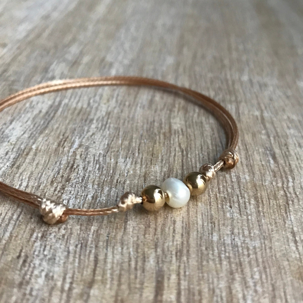 Bal Harbor Gold Beaded Anklet