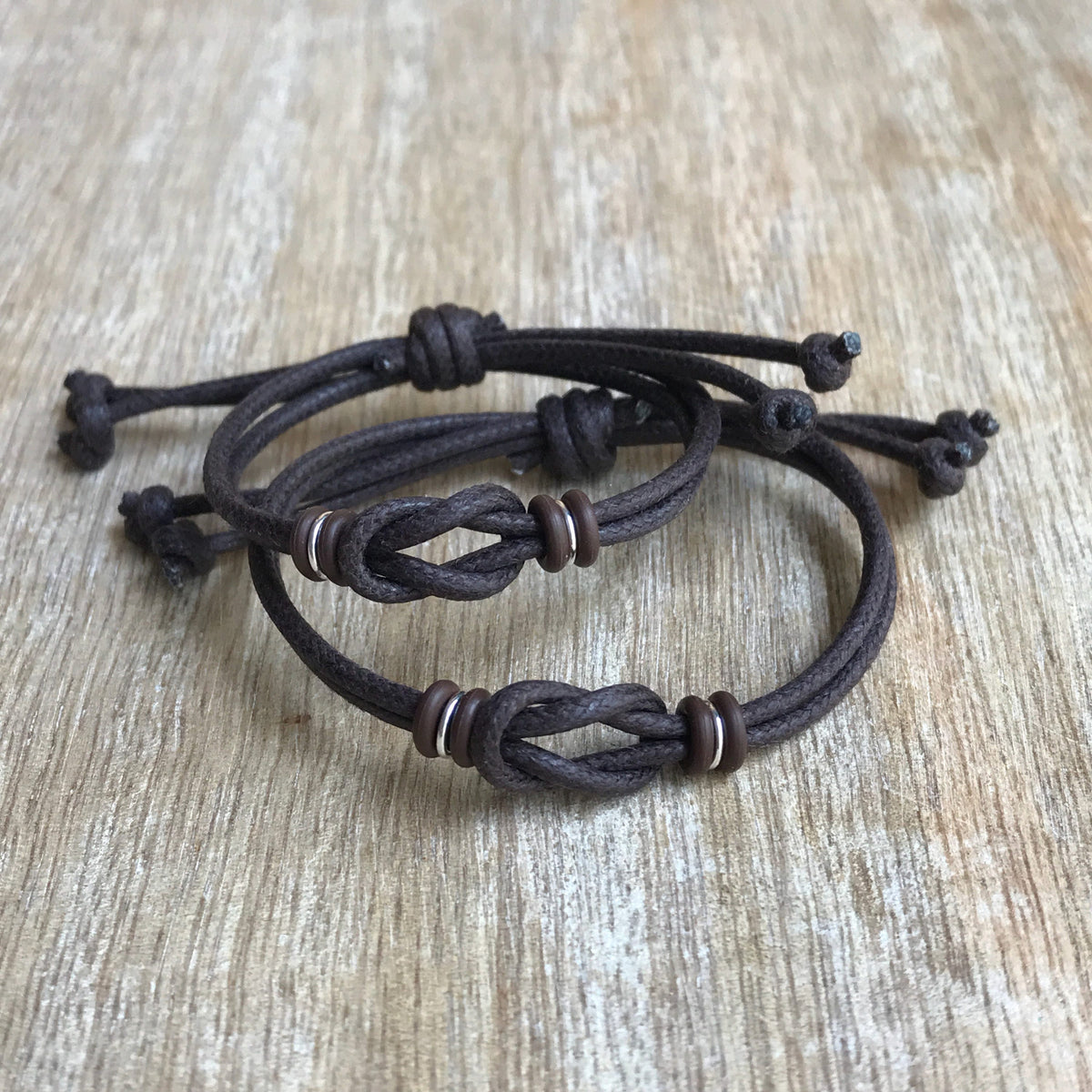 Waterproof Family Matching Bracelets Brown Mom Dad Kids Back to School ‚Äì Sanibel Style