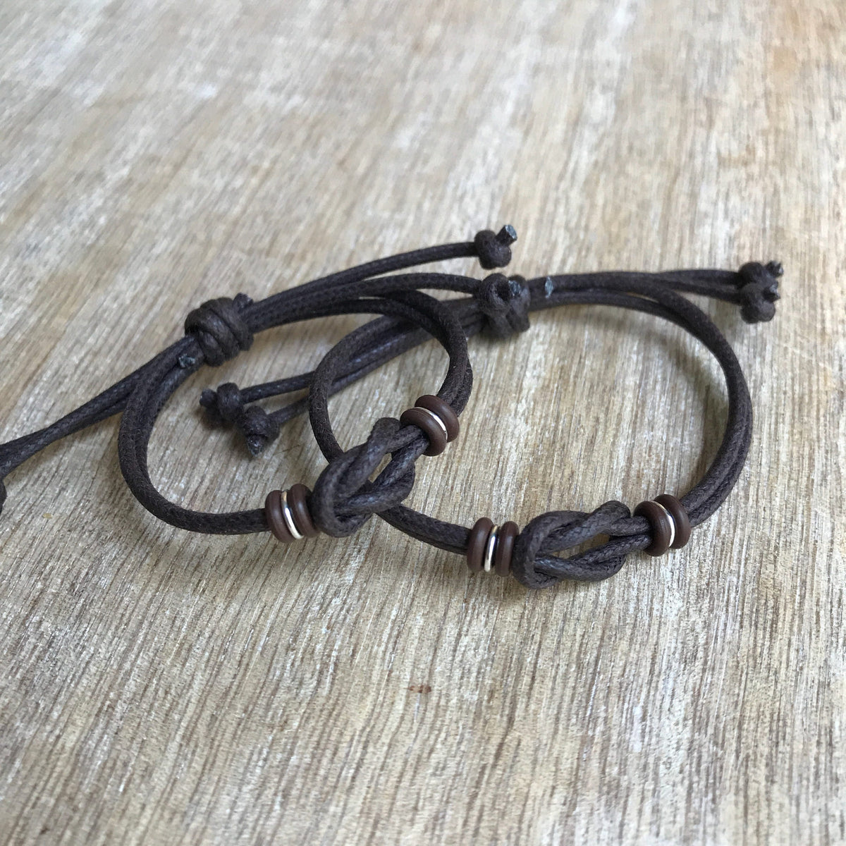Waterproof Family Matching Bracelets Brown Mom Dad Kids Back to School ‚Äì Sanibel Style