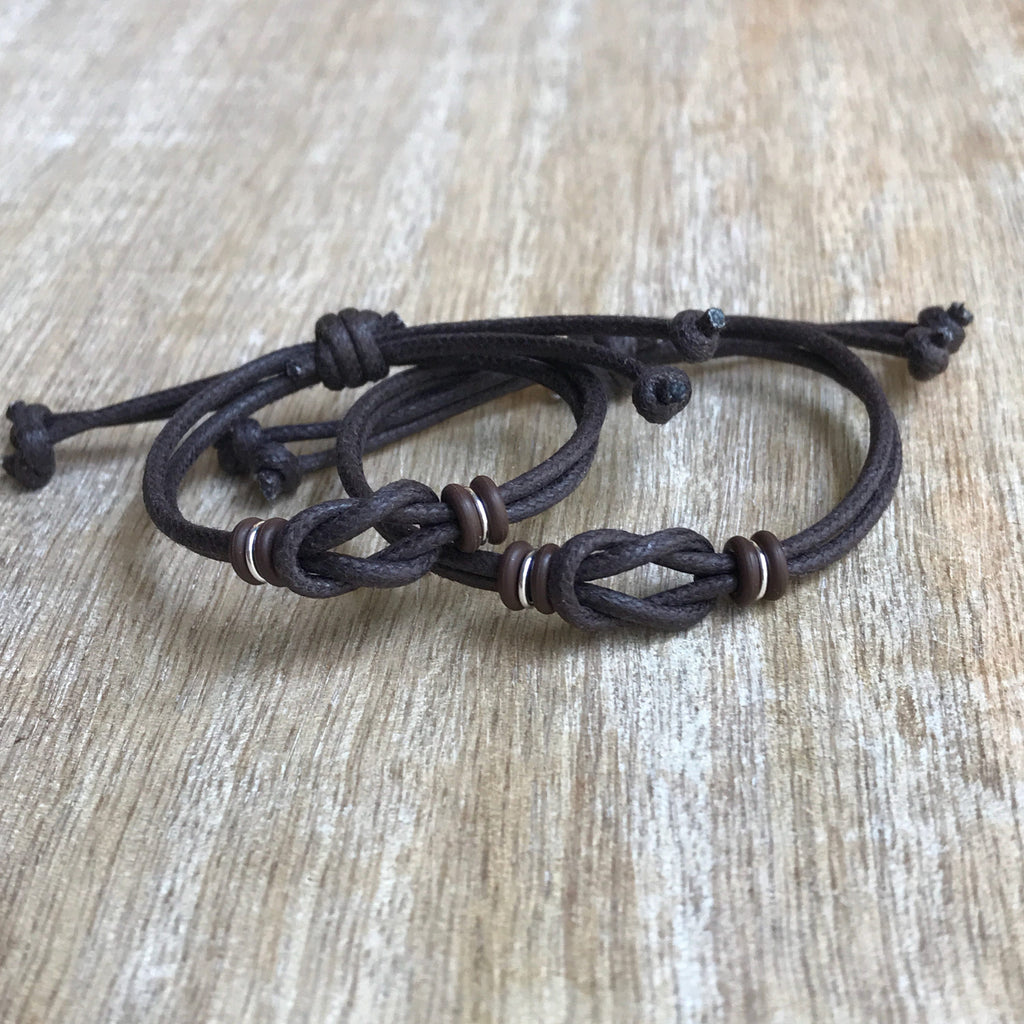 Waterproof Family Matching Bracelets Brown Mom Dad Kids Back to School ‚Äì Sanibel Style