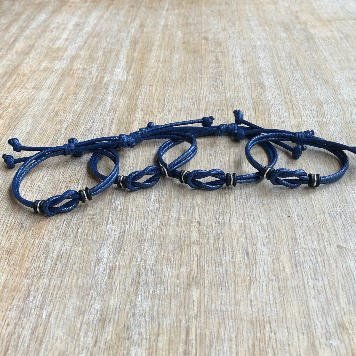 Waterproof Family Matching Bracelets Blue Back to School Mom Dad Kids ‚Äì Sanibel Style