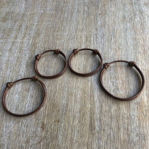 Minimalist Family Matching Bracelets Brown Mom Dad Kids ‚Äì Collins Style