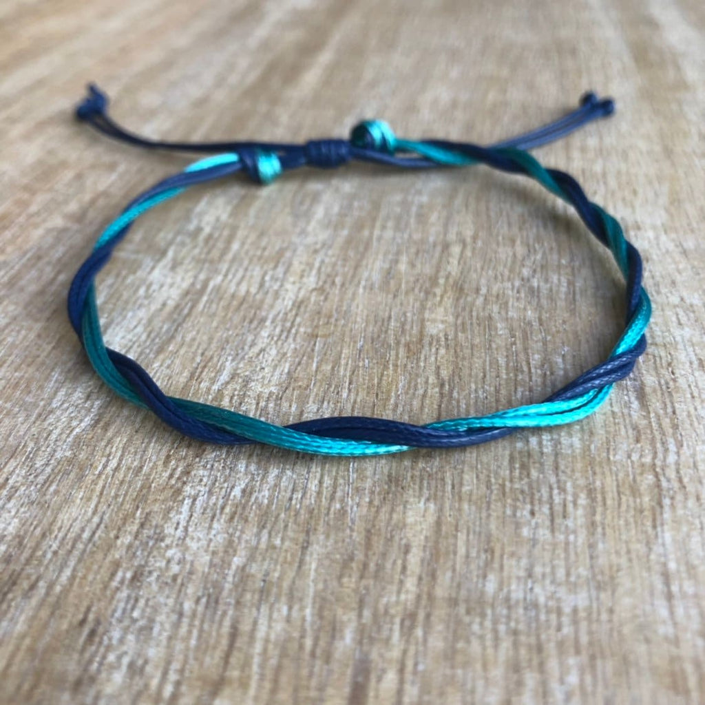 Boardwalk Peacock Anklet, Waterproof, Adjustable