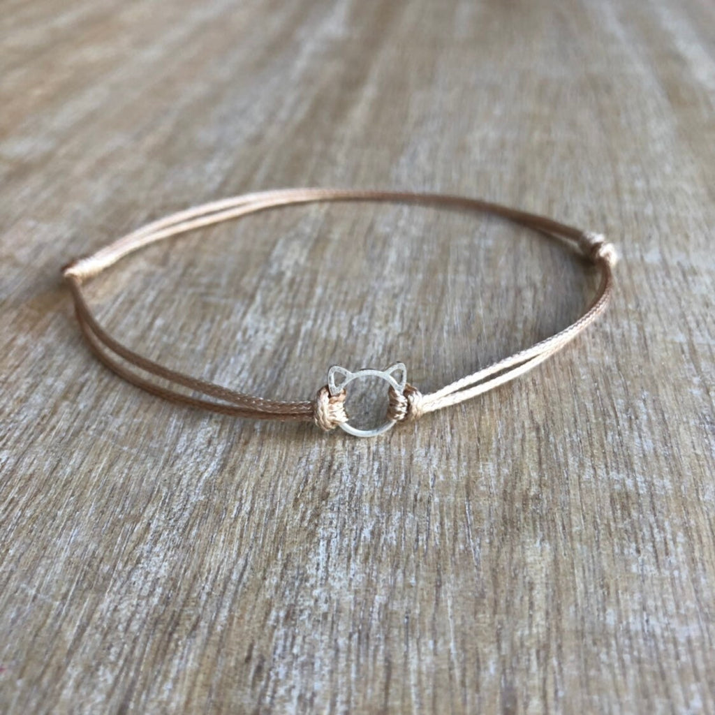 Sterling Silver Cat Anklet