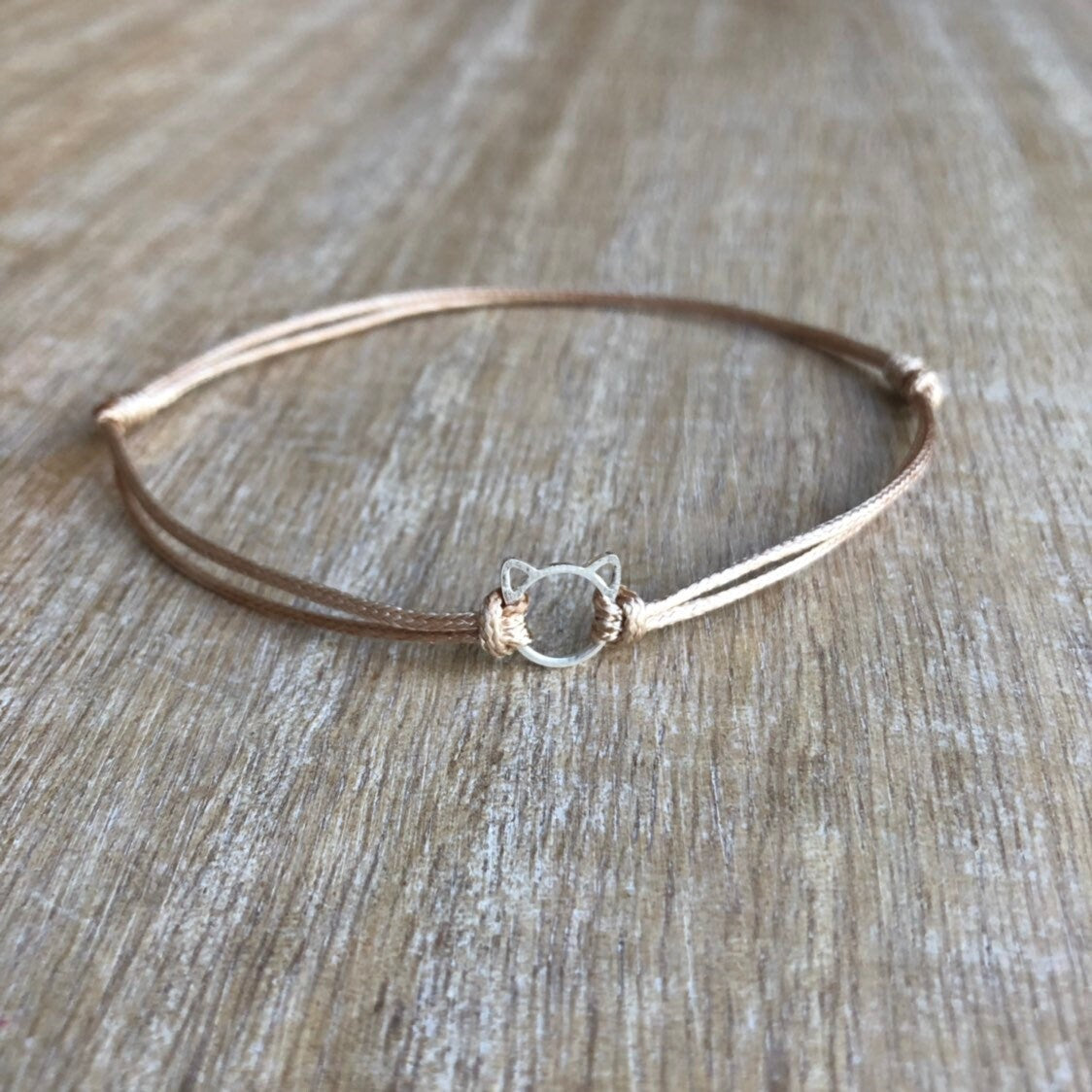 Sterling Silver Cat Anklet