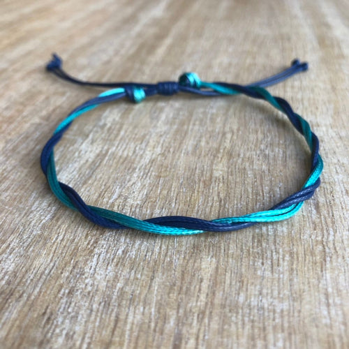 Boardwalk Peacock Anklet, Waterproof, Adjustable