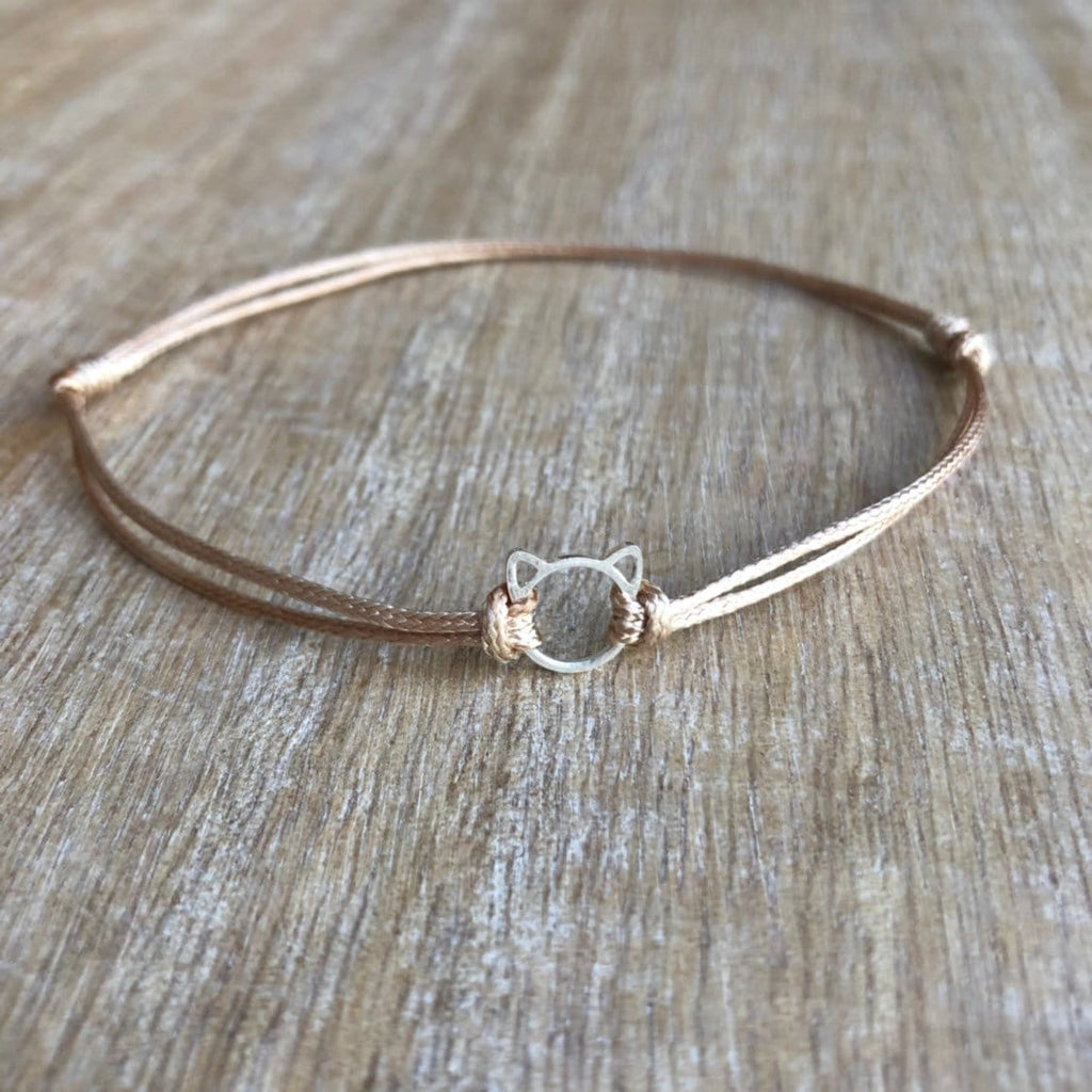 Sterling Silver Cat Anklet
