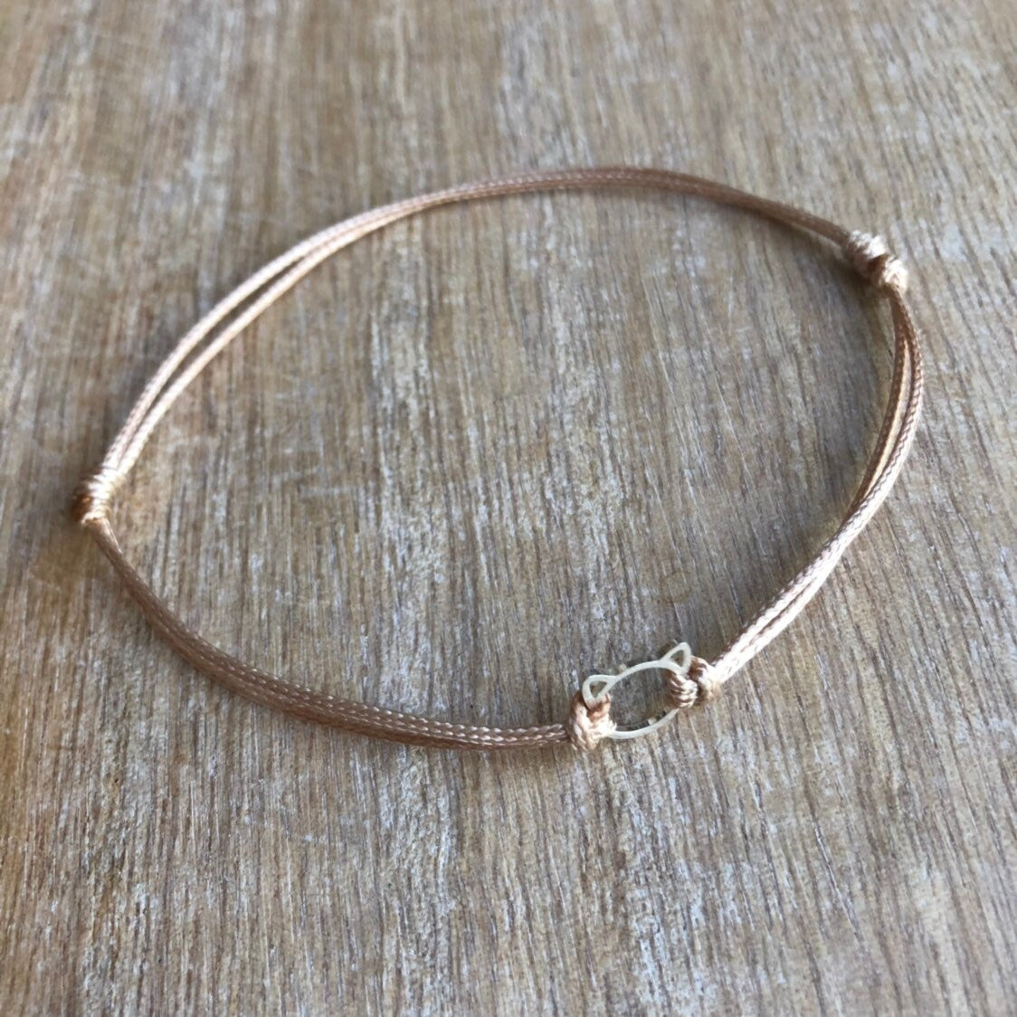 Sterling Silver Cat Anklet