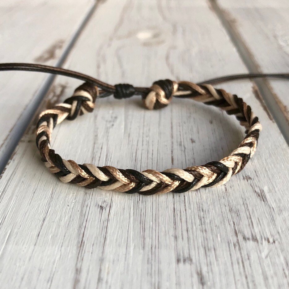 Dania Neutral Braided Anklet Bracelet
