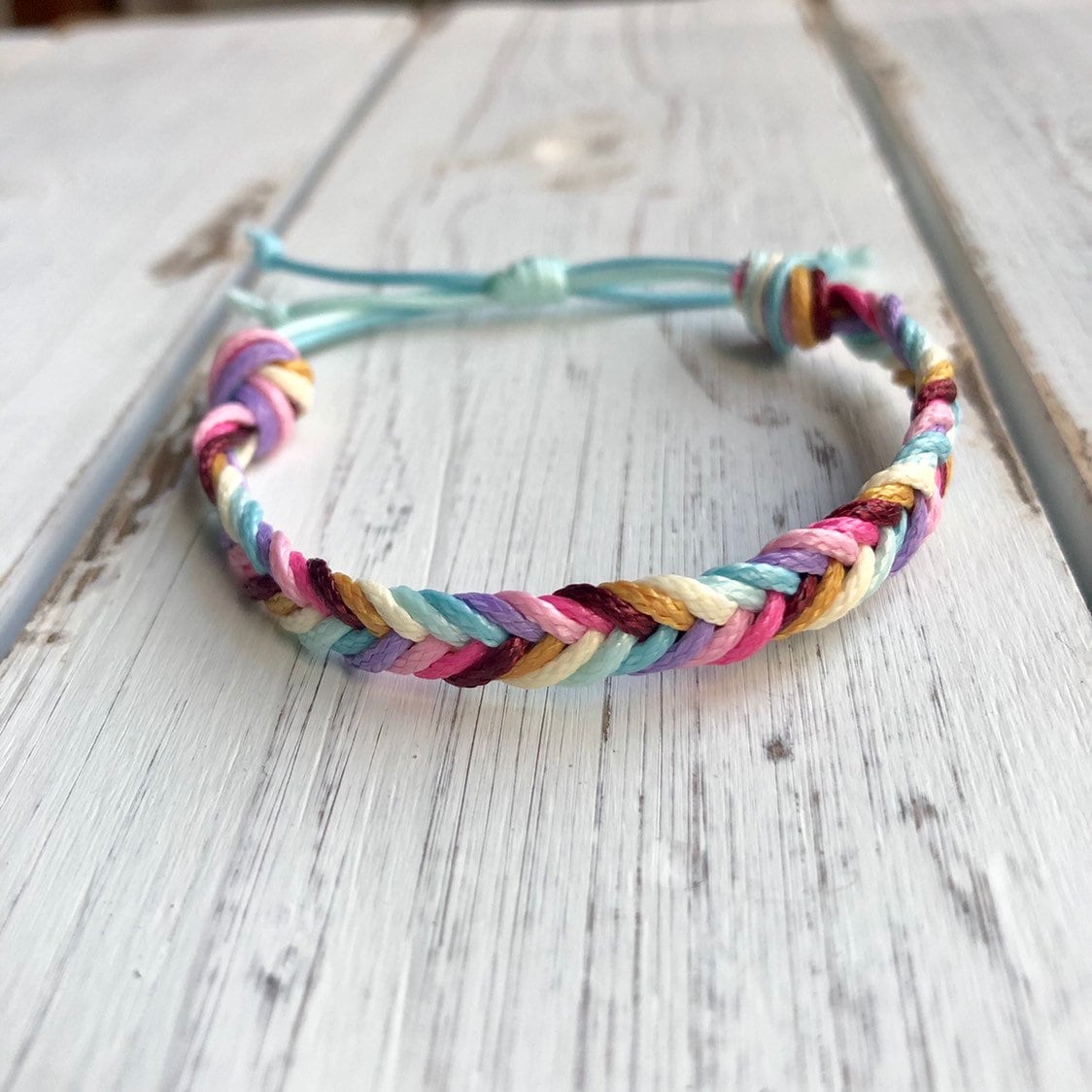 Colorful Braided Anklet Bracelet