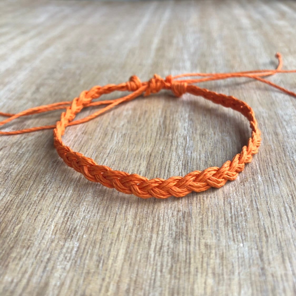 Braided Hemp Anklet Bracelet, Boho Beach Cord Jewelry, Adjustable Set