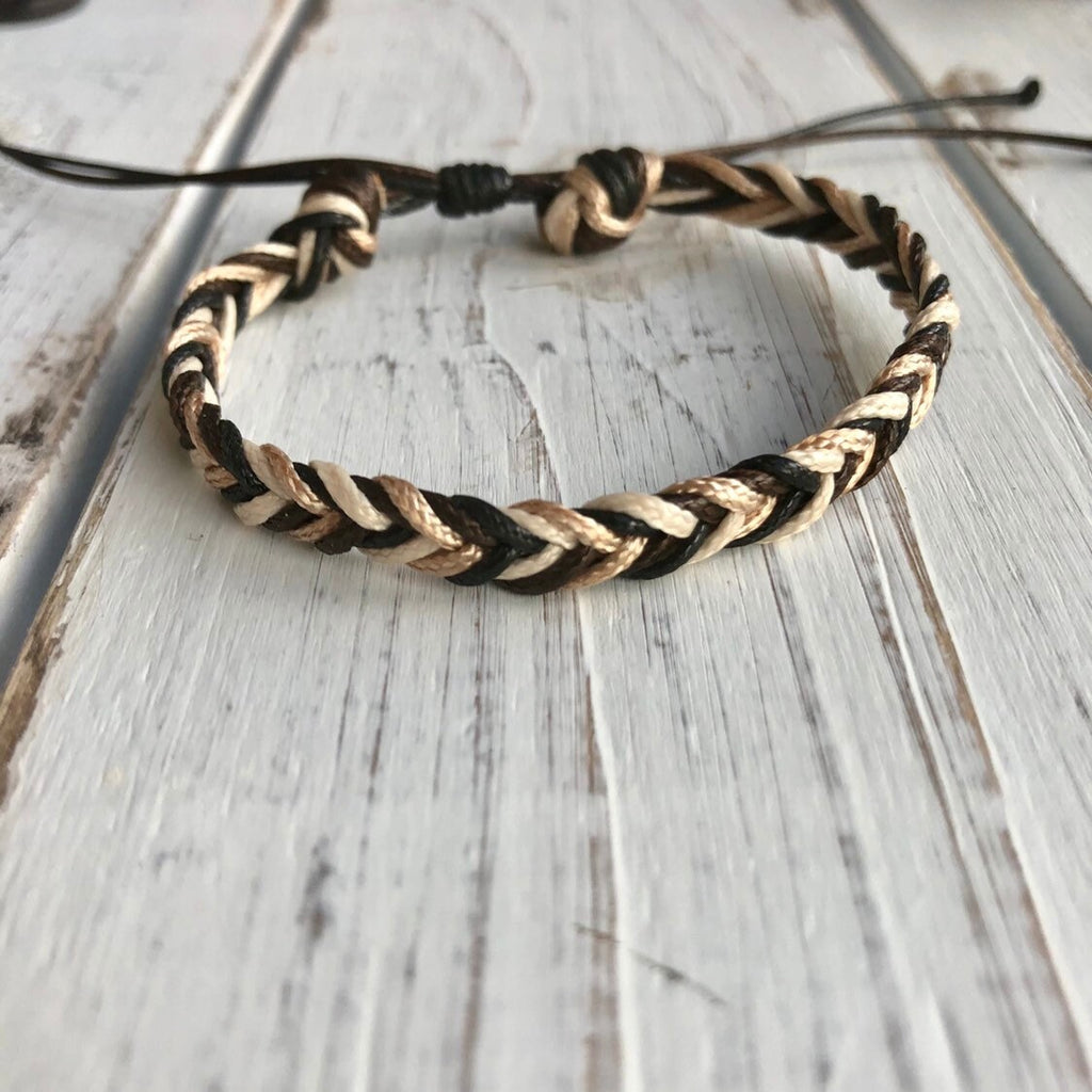 Dania Neutral Braided Anklet Bracelet