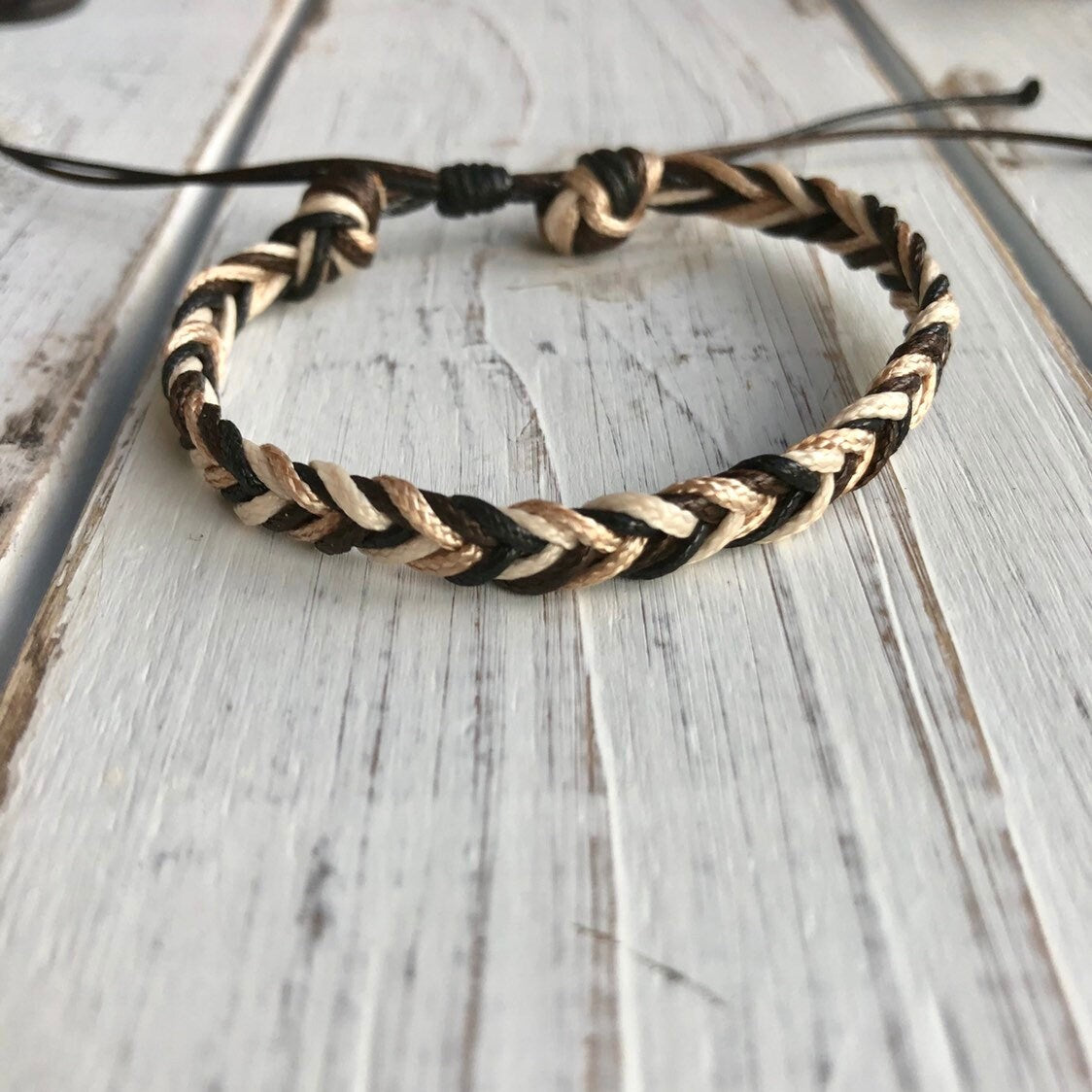 Dania Neutral Braided Anklet Bracelet