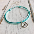 Surfer Wave Teal Anklet