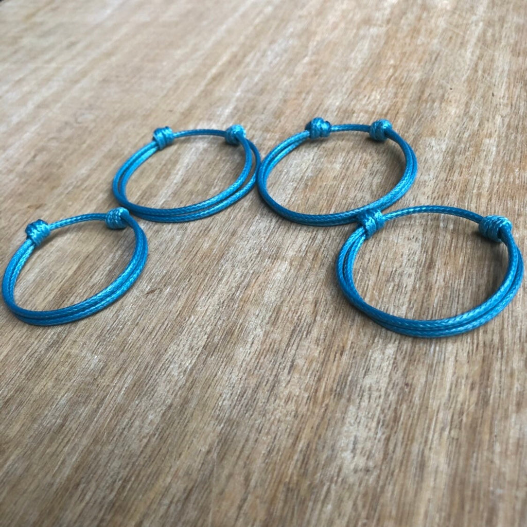 Collins, Turquoise Waterproof Family Bracelets