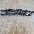 Sanibel Gray Waterproof Family Bracelets, Mommy and Me, Daddy and Me, Mother and Son