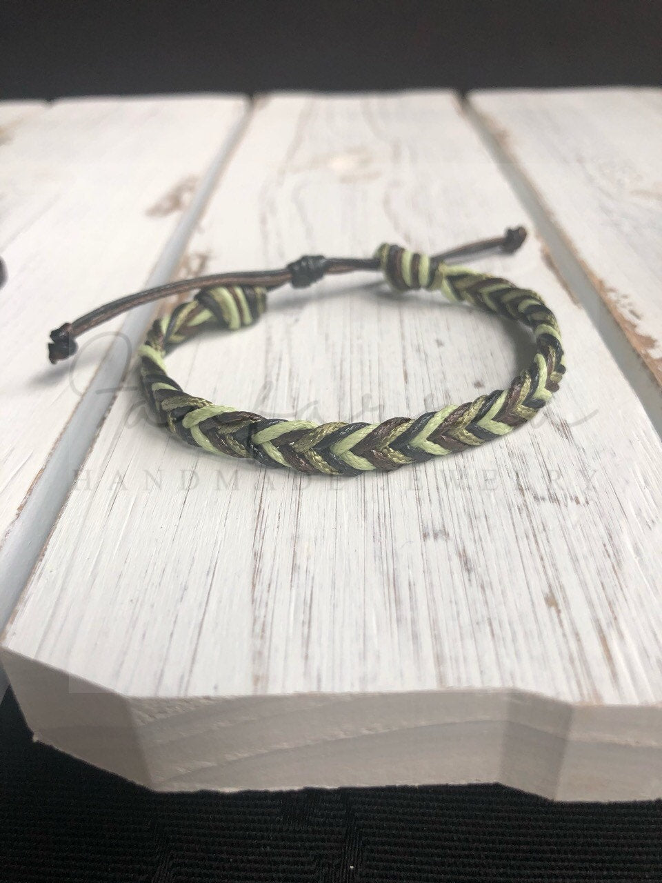Dania, Camo Braided Anklet Bracelet
