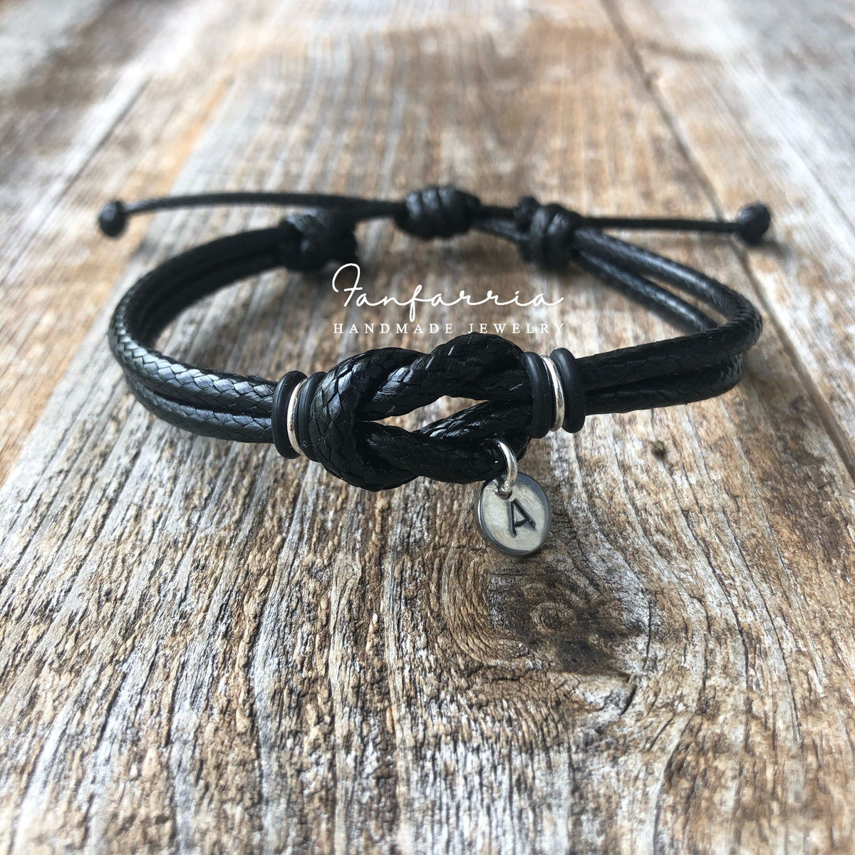 Sanibel II Initial Celtic Bracelet Waterproof