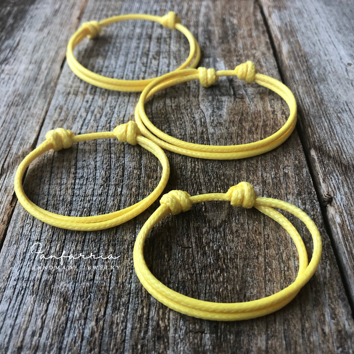 Collins Yellow Family Bracelets
