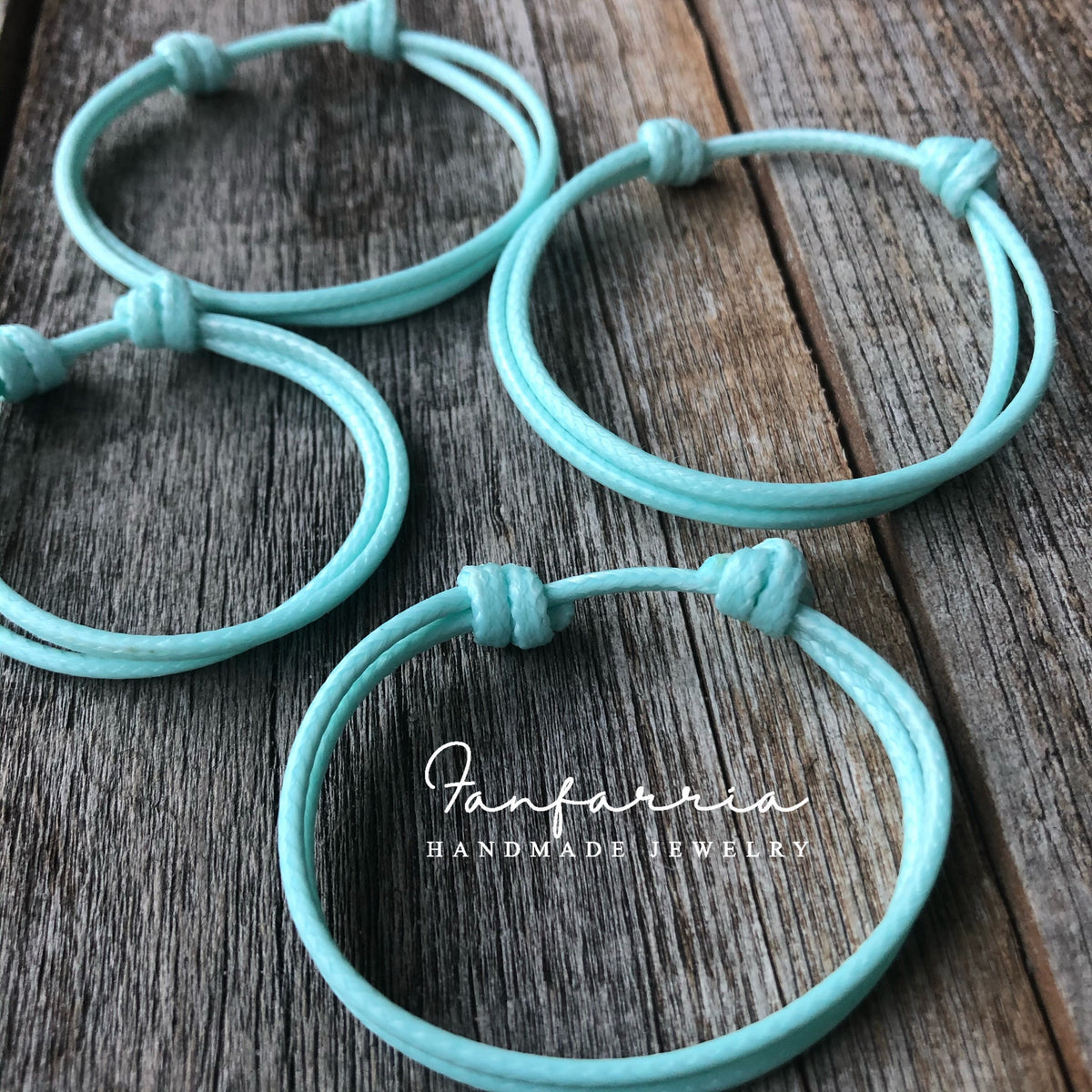 Family Bracelets, Sky Blue Minimalistics Collins