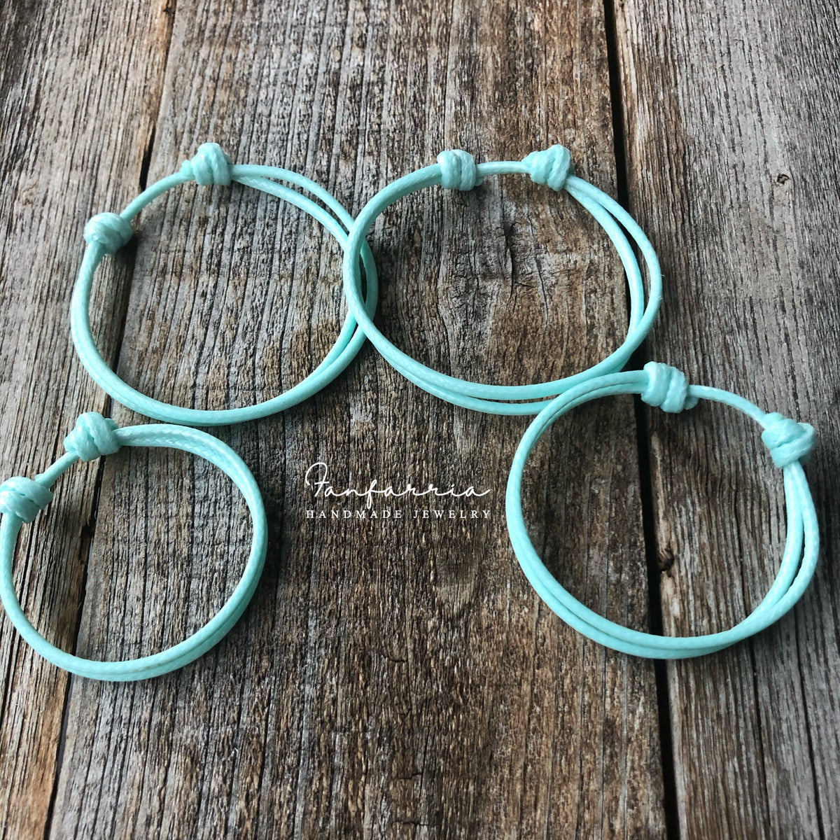 Family Bracelets, Sky Blue Minimalistics Collins