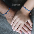 Collins Sea Blue Parent and Child Bracelets Minimalist