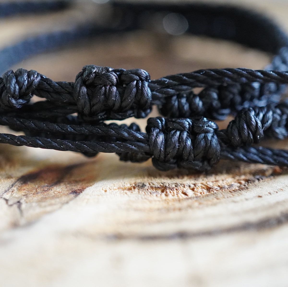 Initial Sterling Silver Couple Bracelets Black His and Hers