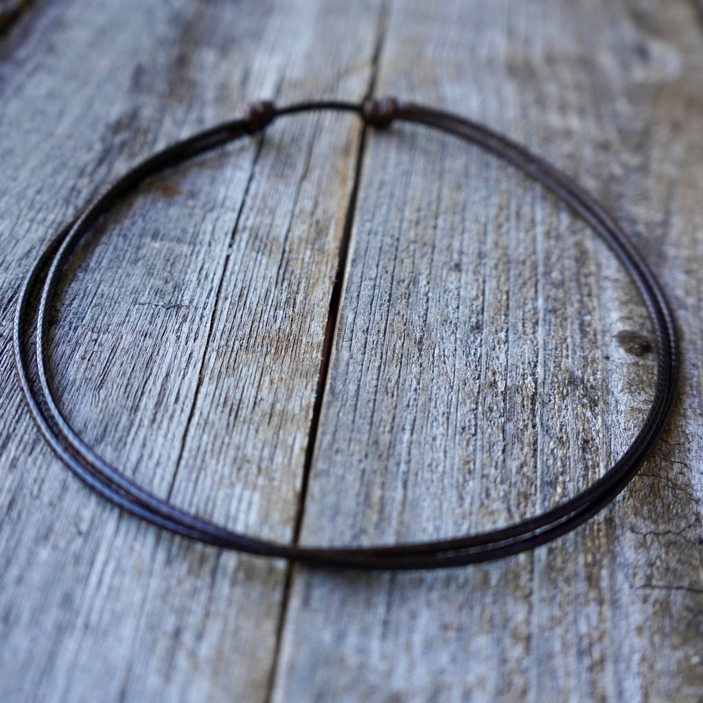 Minimalist Cord Choker Necklace - 1.5mm Waterproof, 42 Colors