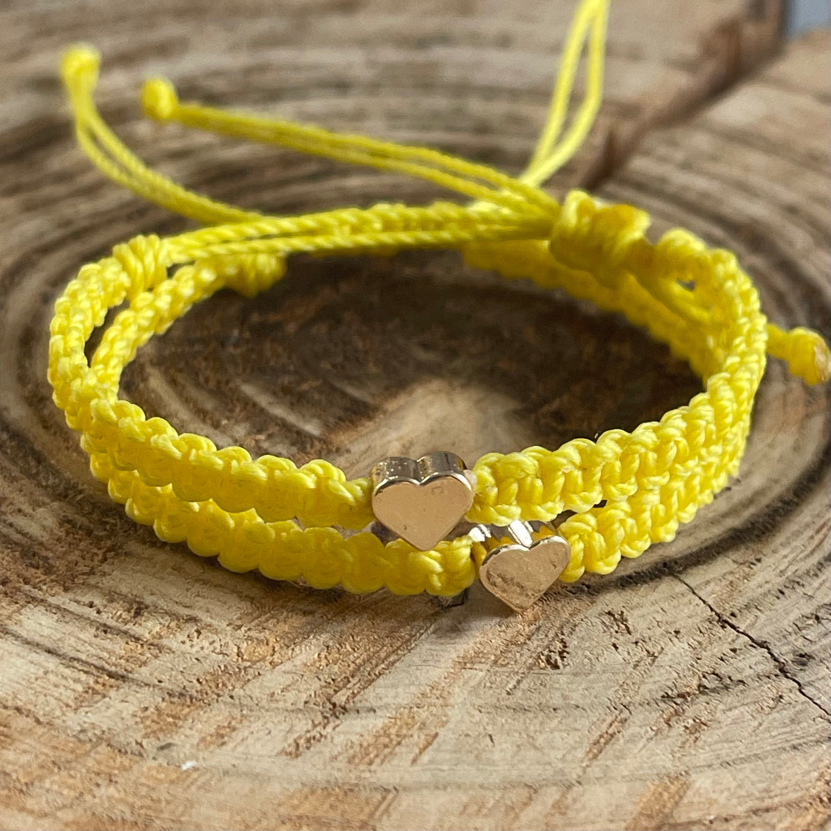 Mommy and me bracelets, Yellow, Mom and Daughter bracelets