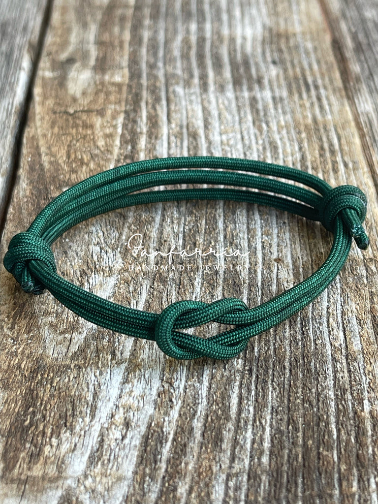 Siesta Key Celtic Knot Green Bracelet, Waterproof