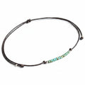 Picasso Beads Turquoise Green Choker Necklace Unisex