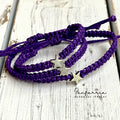 Silver Star Dark Purple Bracelets