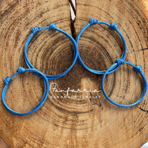 Collins Azure Blue Family Bracelets - Waterproof