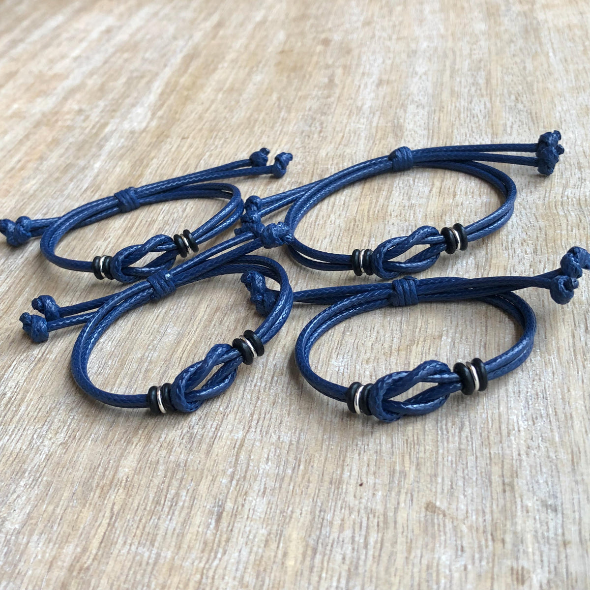 Waterproof Family Matching Bracelets Blue Back to School Mom Dad Kids ‚Äì Sanibel Style