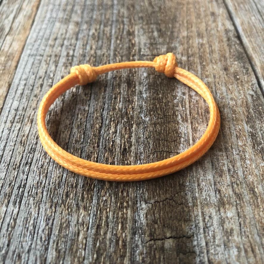 Collins Orange Matching Family Bracelets