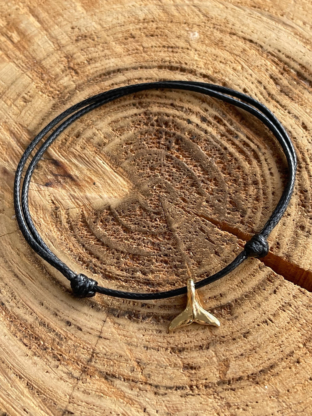 Adjustable Whale Tail Anklet,
