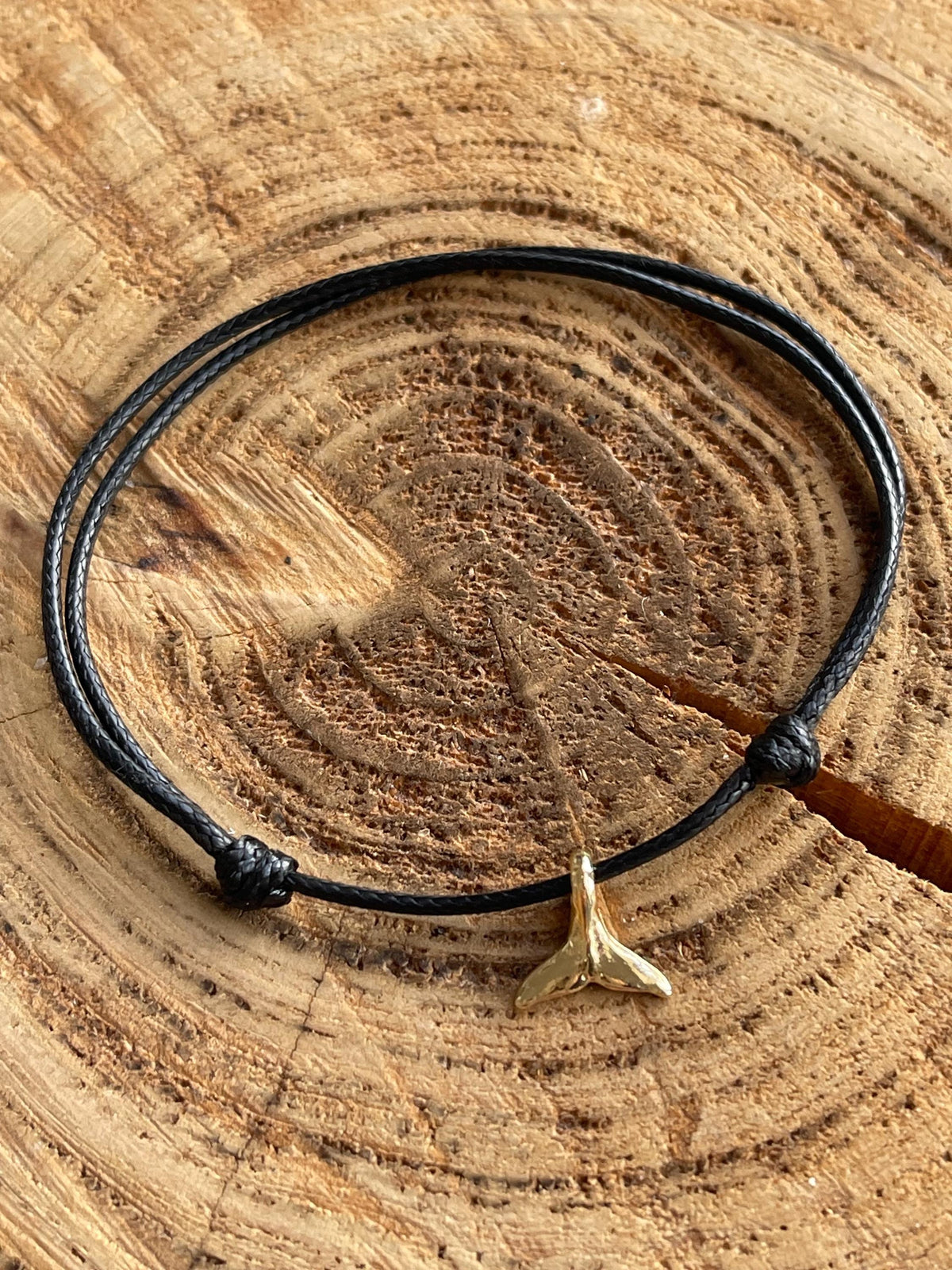 Adjustable Whale Tail Anklet,