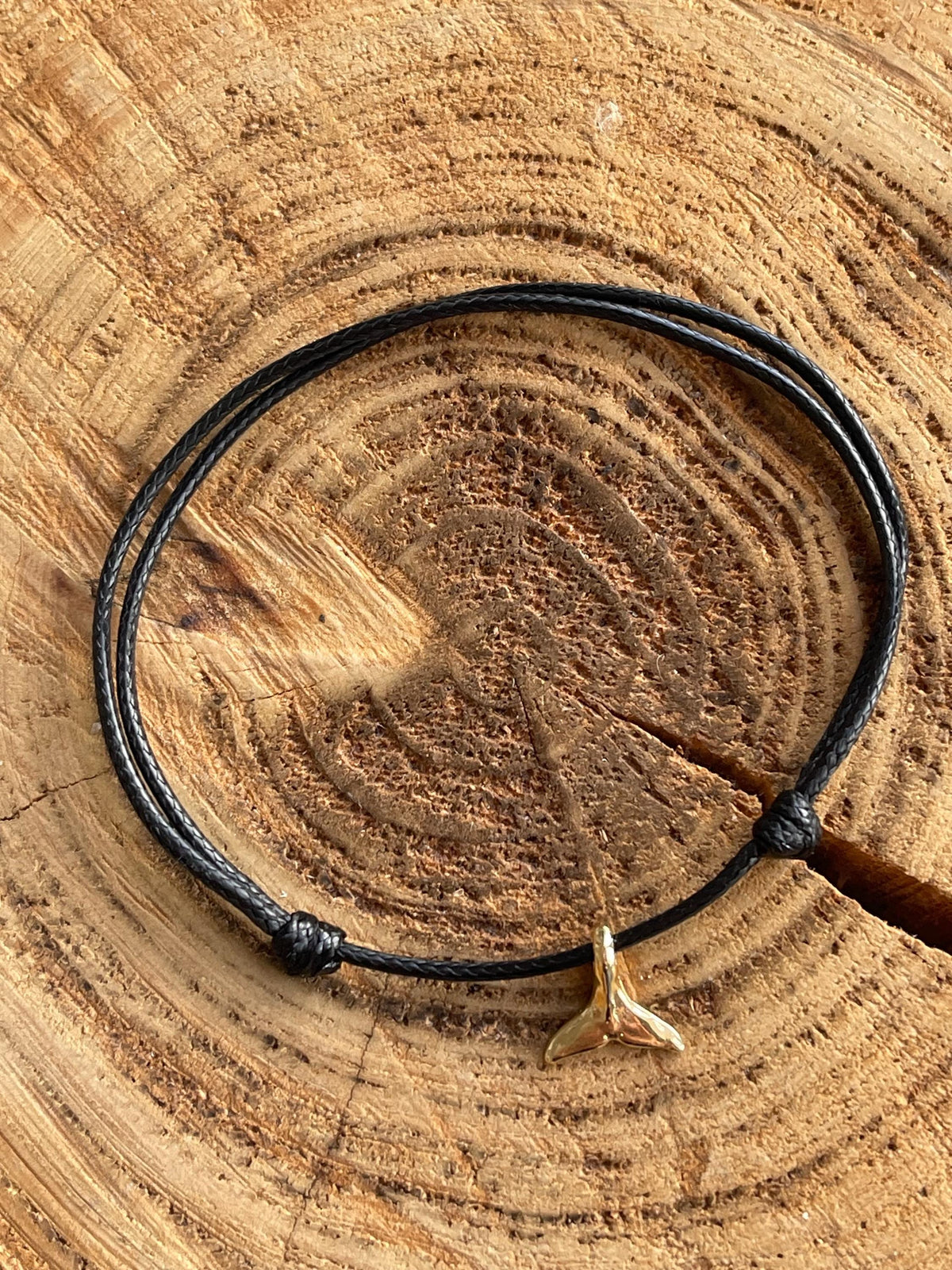 Adjustable Whale Tail Anklet,
