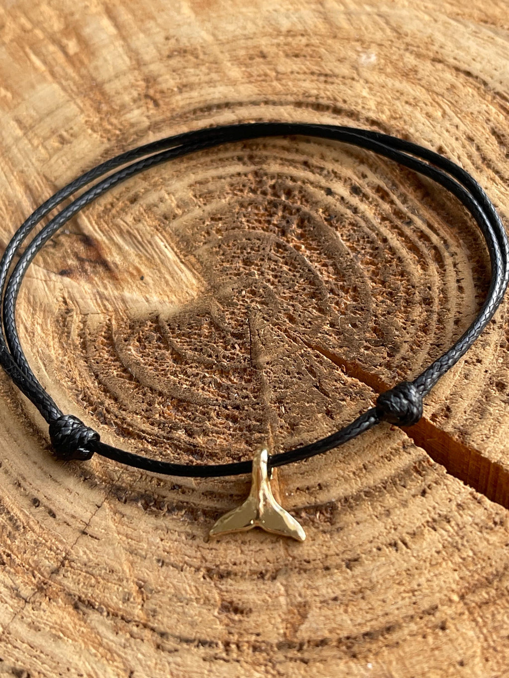 Adjustable Whale Tail Anklet,