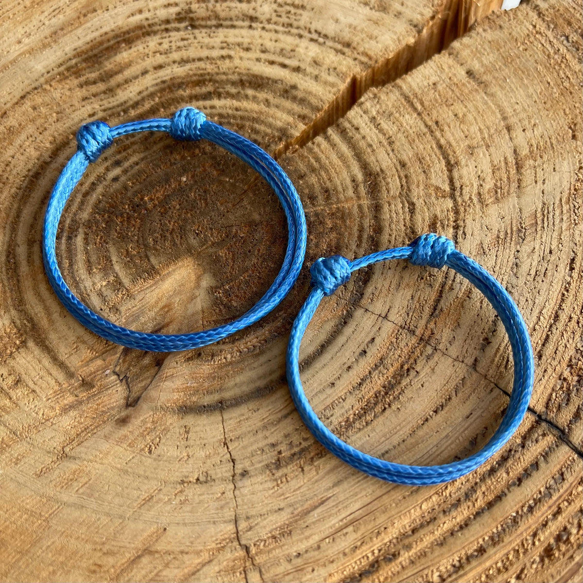 Blue Kindergarten Bracelet Set, Waterproof Matching First Day of School Gift for Parent and Child, Adjustable Back to School Keepsake