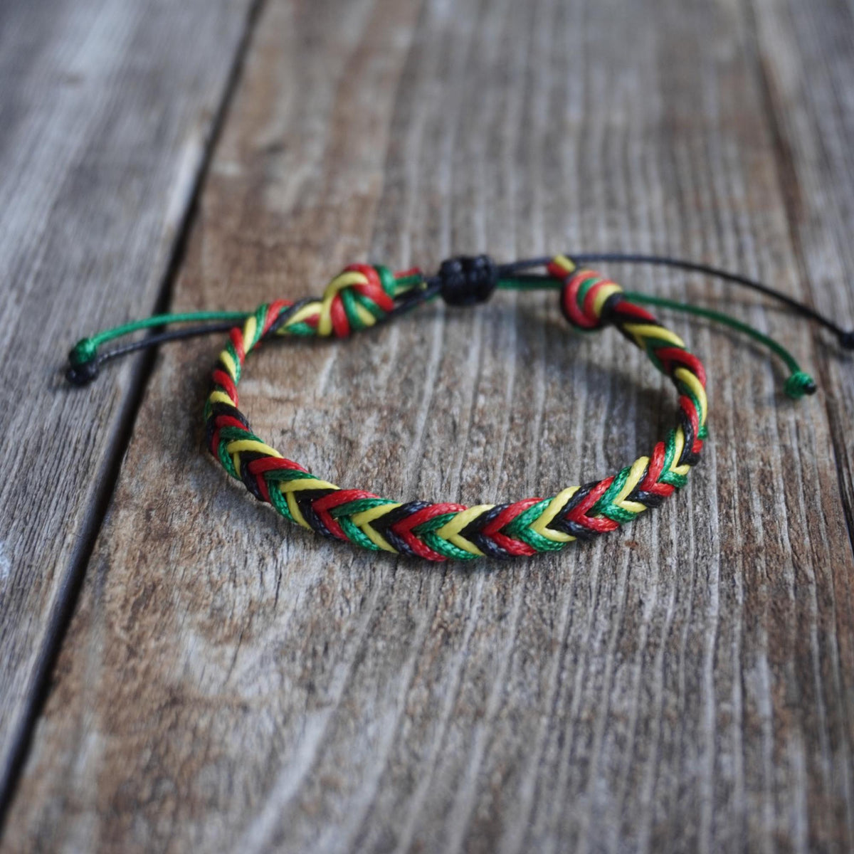 Dania, Rasta Braided Anklet Bracelet