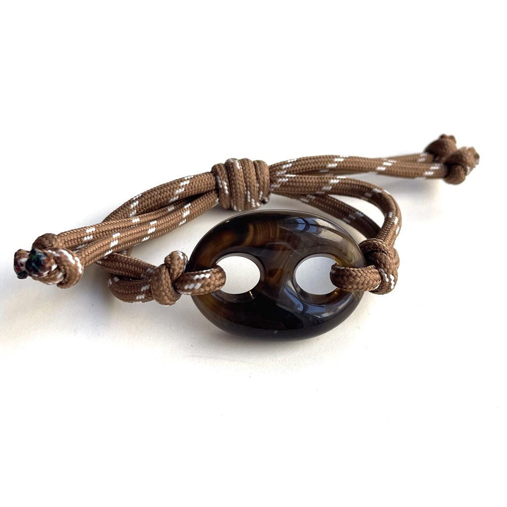 Mariner Brown Woven Bracelet Adjustable