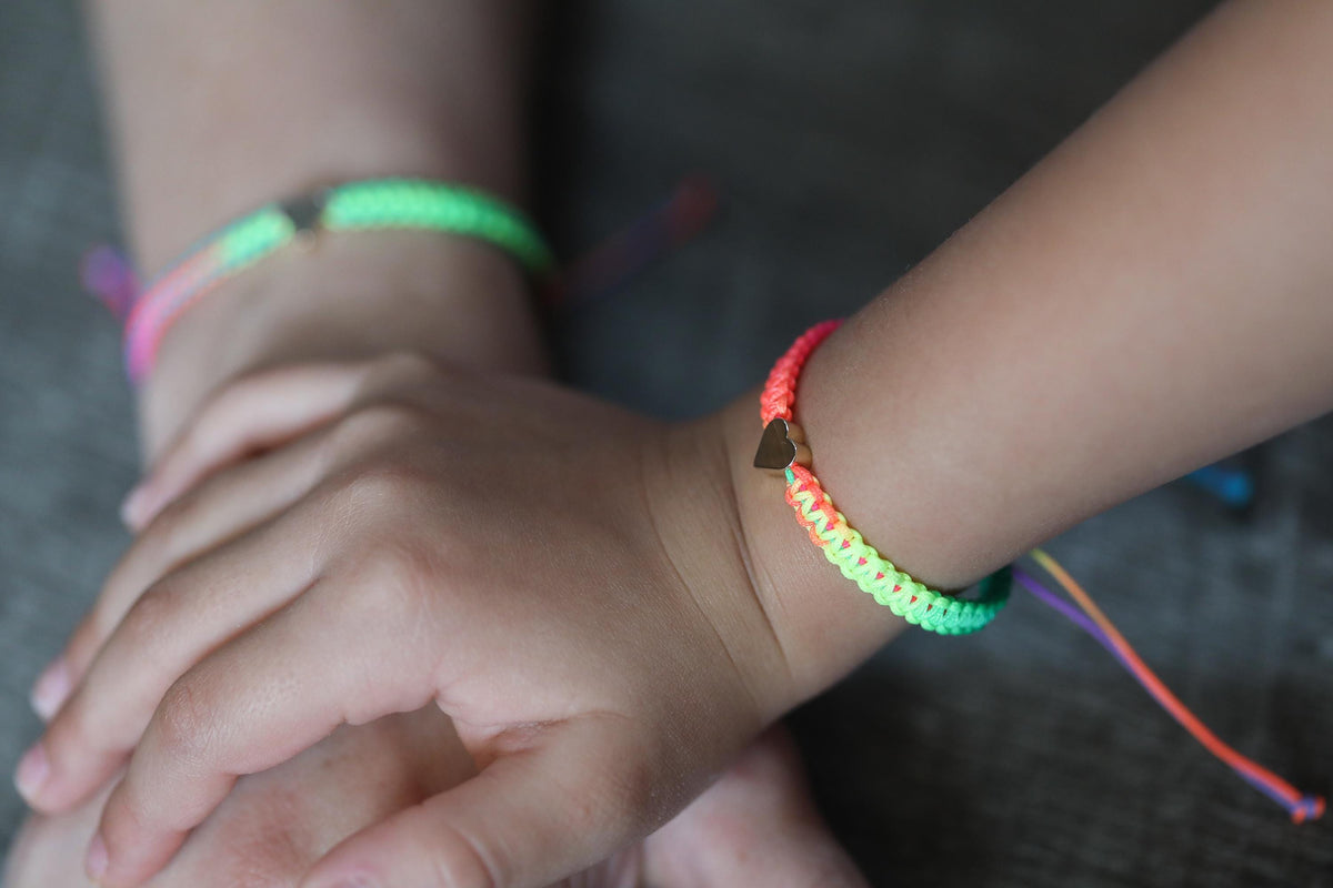 Rainbow Colorful Family Matching Bracelets